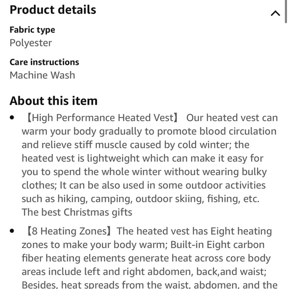 Heated Vest | Size XL - Picture 7 of 10